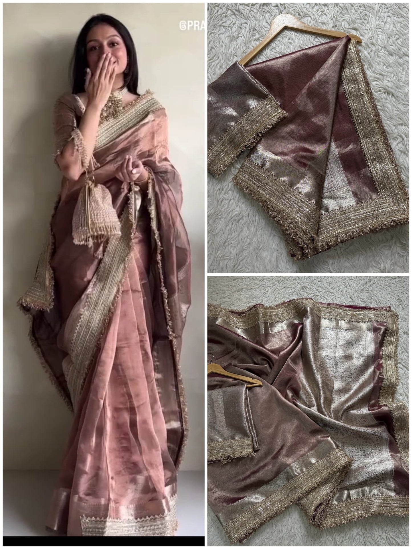 Banarasi tissue silk saree