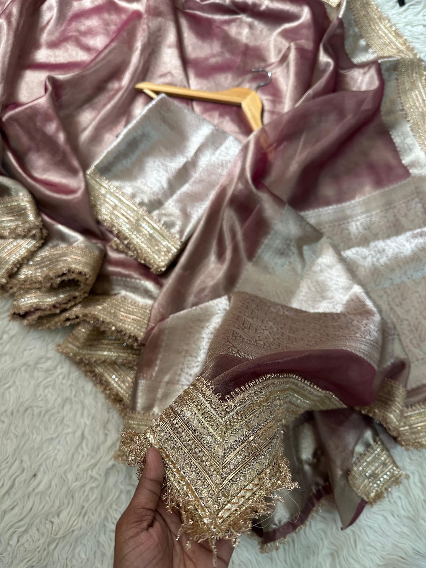 Banarasi tissue silk saree