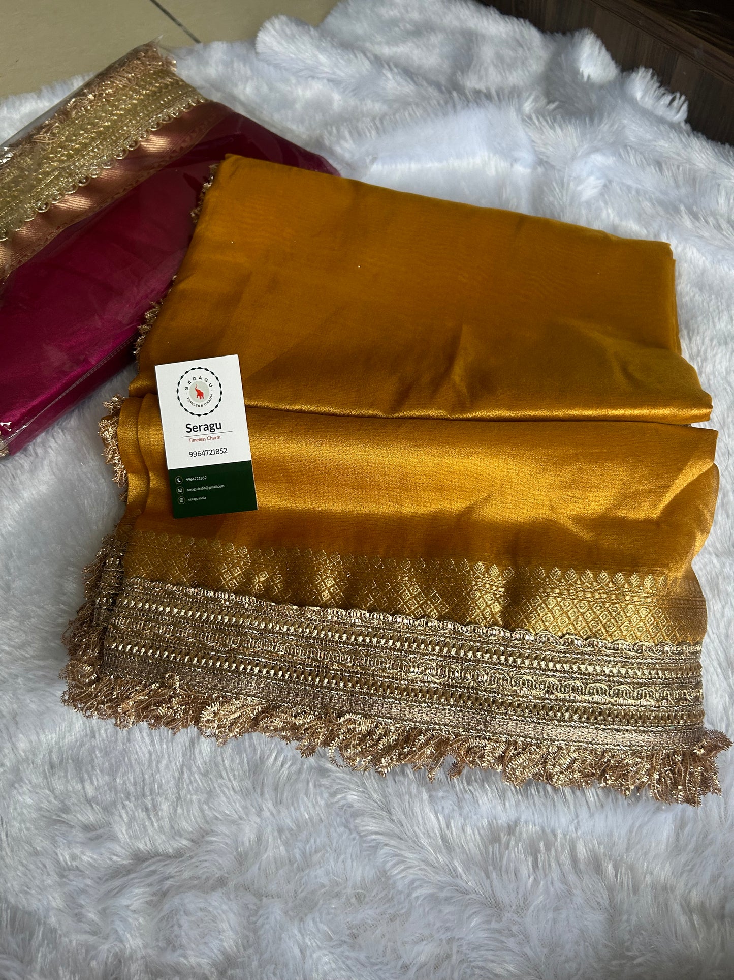 Golden Tissue Silk Saree