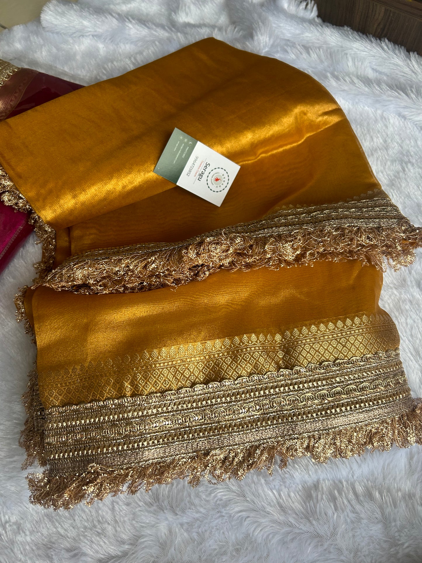 Golden Tissue Silk Saree