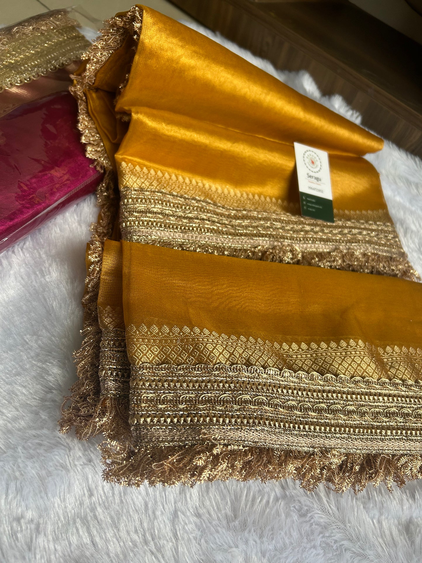 Golden Tissue Silk Saree