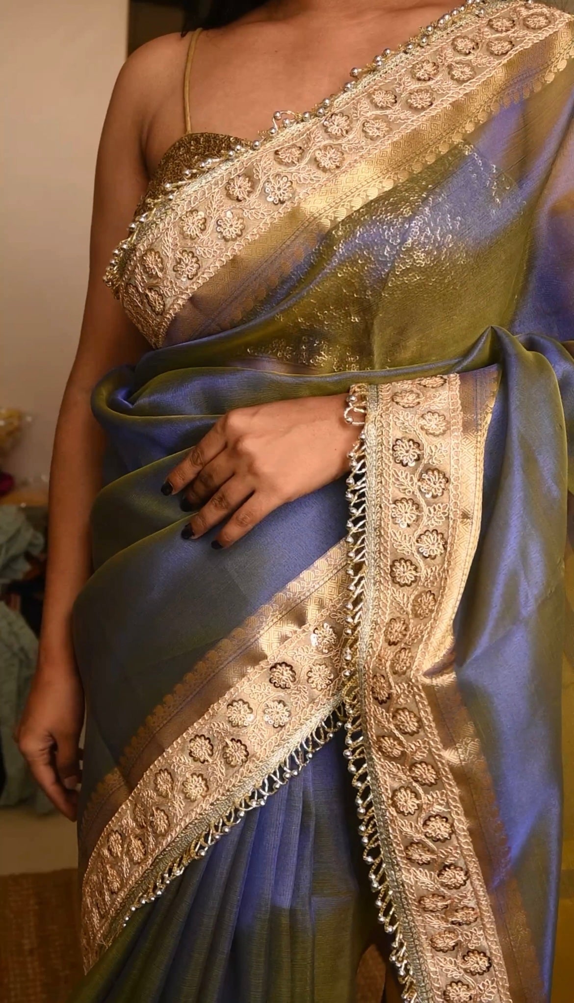 Semi Silk Tissue Saree